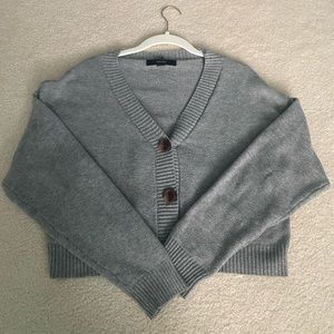 Grey cardigan